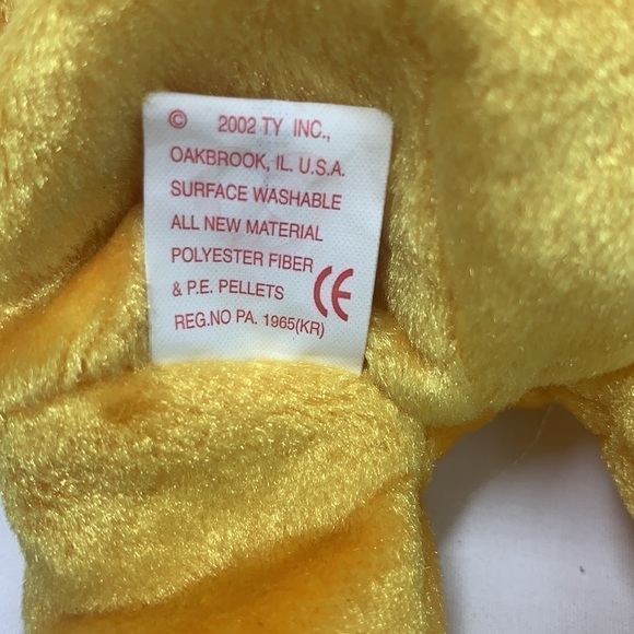 Ty Beanie Babies November Birthday Bear - Yellow w/Tags, 2002 - Picture 9 of 9